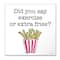 Stupell Industries Exercise or Extra Fries Wooden Wall Plaque